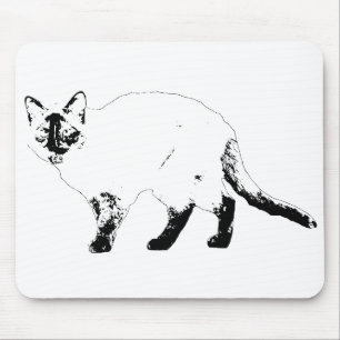 Desk Edge, Cat Line Pad Mouse Pad