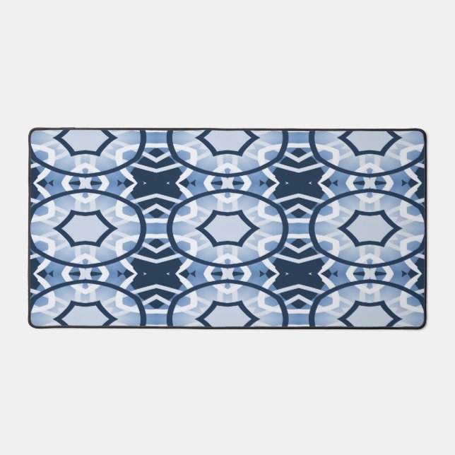 Desk Mat, A geometric pattern design  Desk Mat (Front)