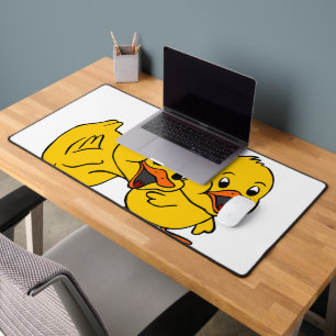Desk Mat A Pair of Yellow Chicks