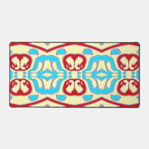 Desk Mat, A vintage multicolor classic design Mat