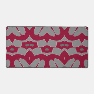 Desk Mat, An elegant maroonr colour seamless  Mat