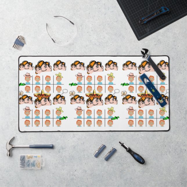 Desk Mat Different Faces  (Workstation)