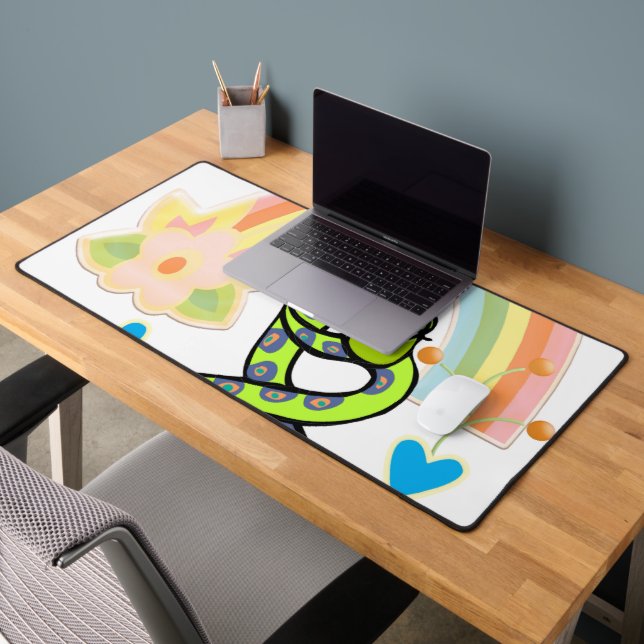 Desk Mat Rainbow Worm  (Office 2)
