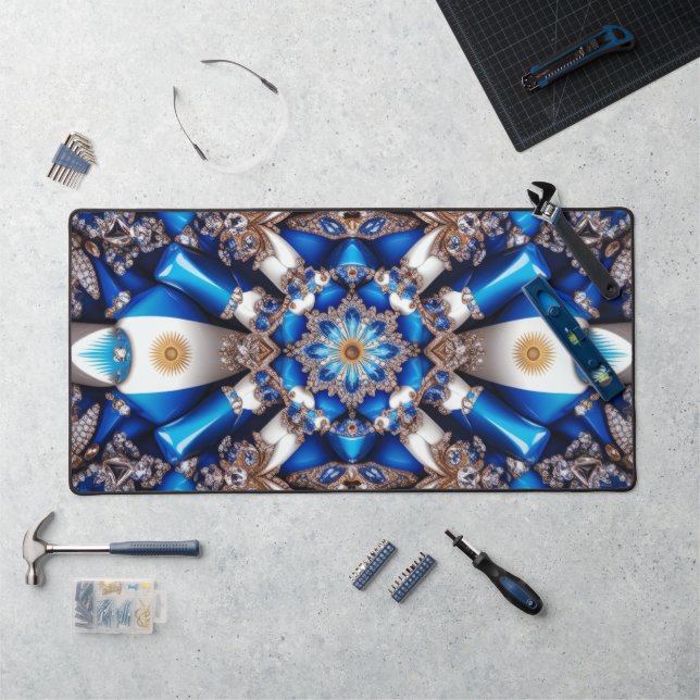 Desk Mat with Colours of Argentina (Workstation)