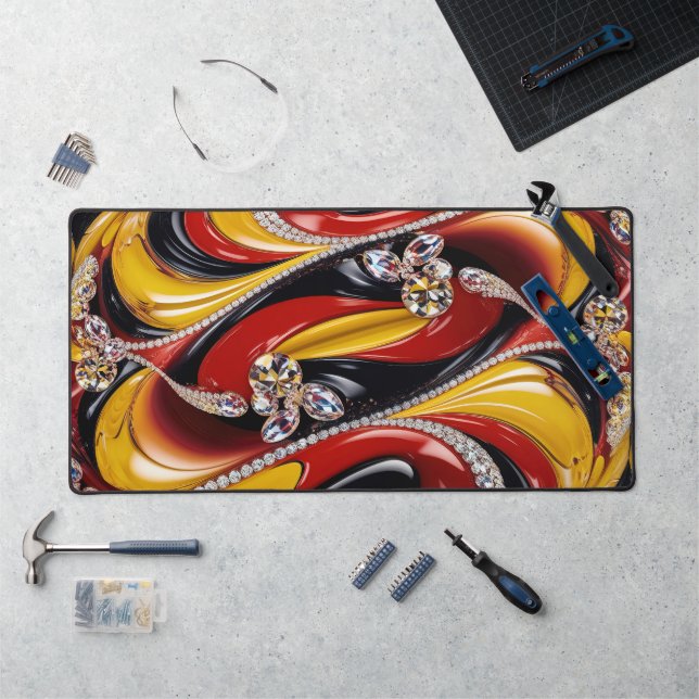Desk Mat with Colours of Belgium (Workstation)