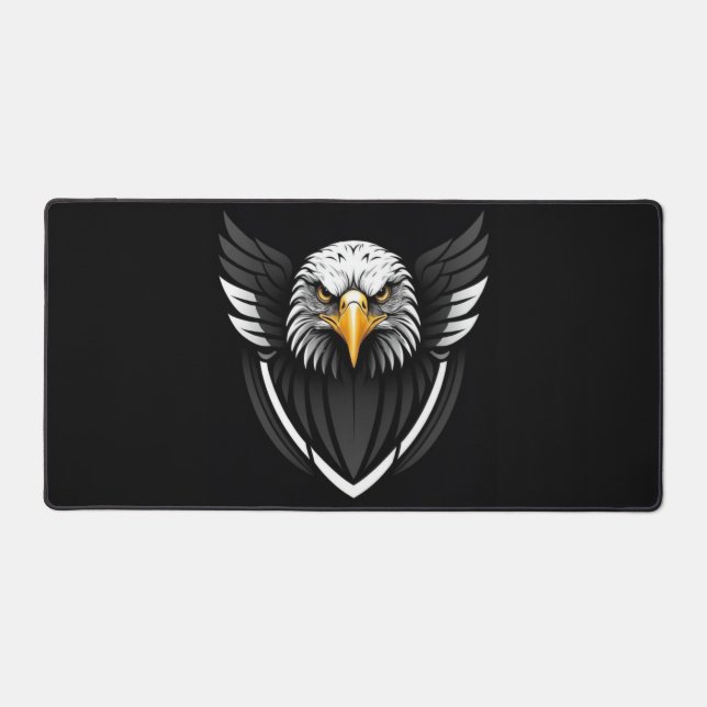 Desk Mat with Eagle – USA Patriotic Design (Front)