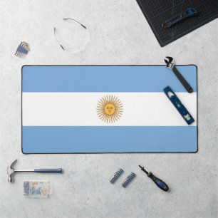Desk Mat with flag of Argentina