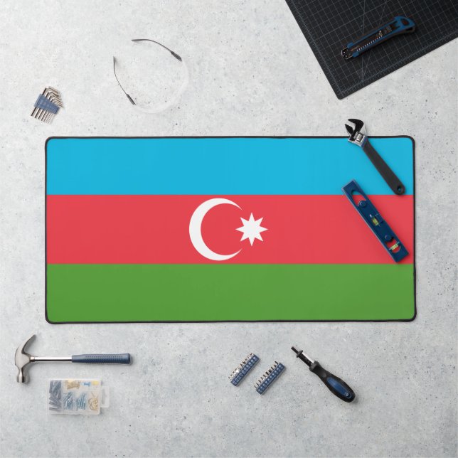 Desk Mat with flag of Azerbaijan (Workstation)