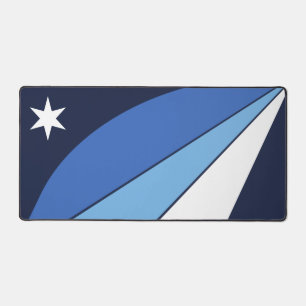 Desk Mat with flag of Columbia City, USA
