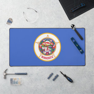 Desk Mat with flag of Minnesota, USA