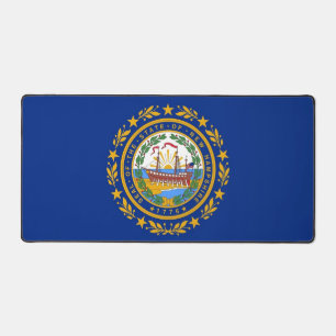 Desk Mat with flag of New Hampshire, USA