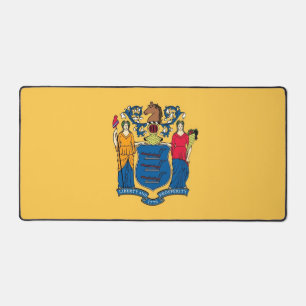 Desk Mat with flag of New Jersey, USA
