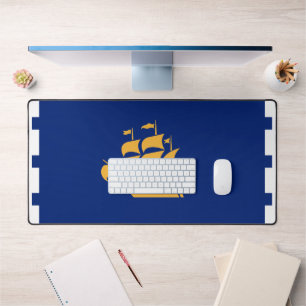 Desk Mat with flag of Quebec, Canada