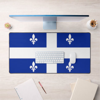 Desk Mat with flag of Quebec, Canada