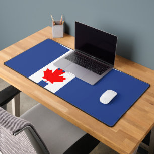 Desk Mat with flag of Toronto, Canada