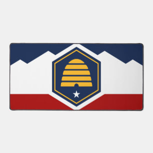 Desk Mat with flag of Utah, USA