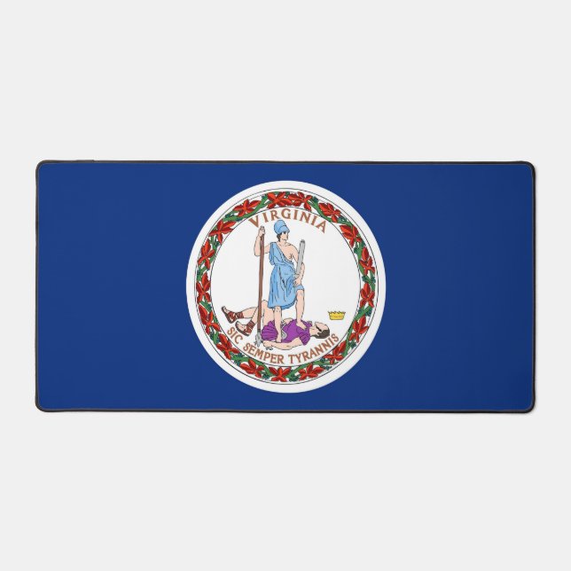 Desk Mat with flag of Virginia, USA (Front)