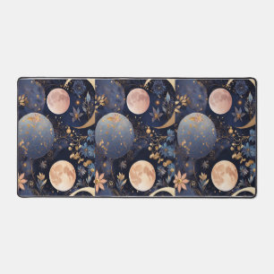 Desk mat with planet design