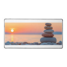 Desk Mat with sun rise