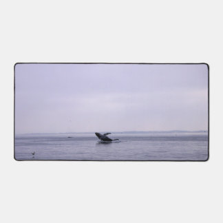 Desk Mats with A Humpback Whale Breaching