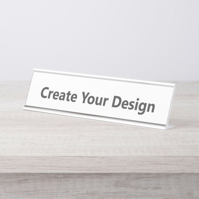 Desk Name Plate (Front)