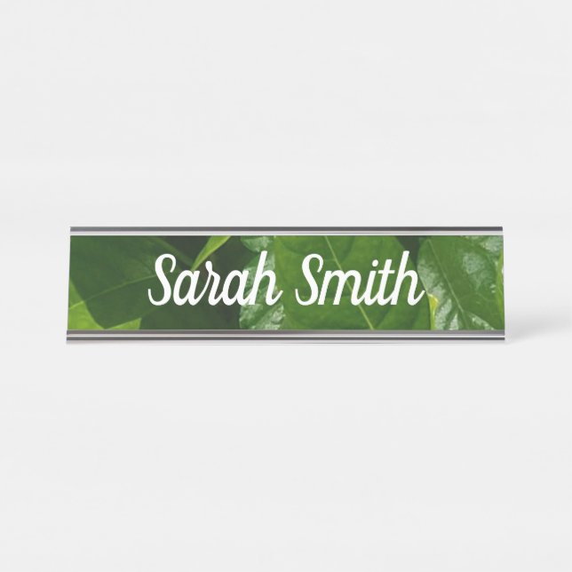 Desk name plate (Front)