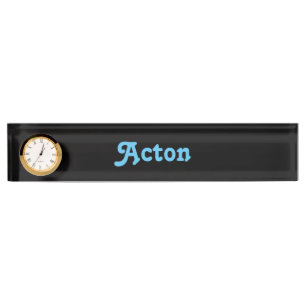 Desk Name Plate Acton