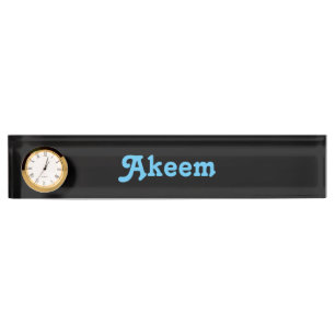 Desk Name Plate Akeem
