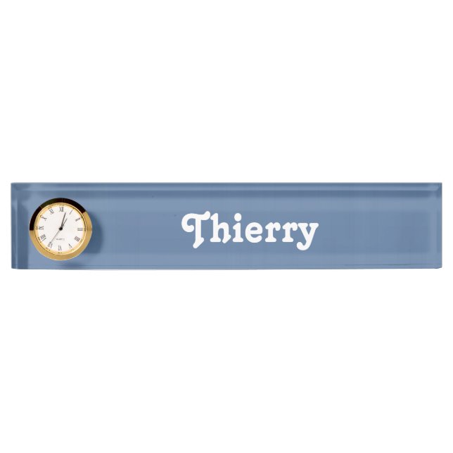 Desk Name Plate Thierry (Front)
