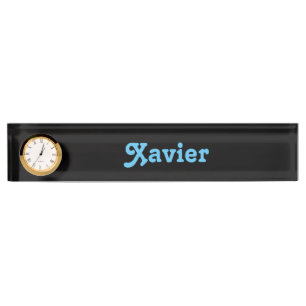 Desk Name Plate Xavier