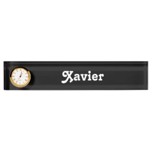 Desk Name Plate Xavier