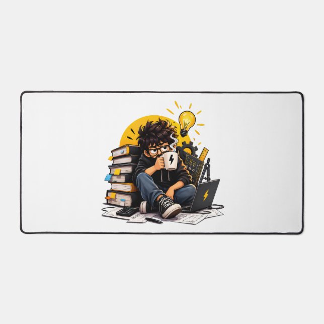 Desk Pad Large Mouse Pad Funny Engineering Student (Front)