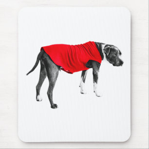 Desk Red, Focused Calm Mouse Pad