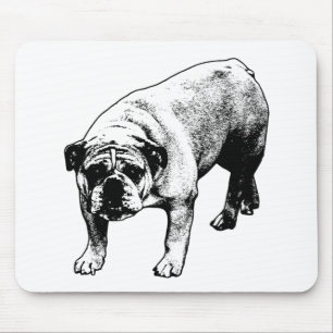 Desk Snow Quiet Mouse Pad