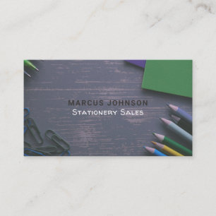 Desk, Stationery & Office Supplies, Stationer Business Card