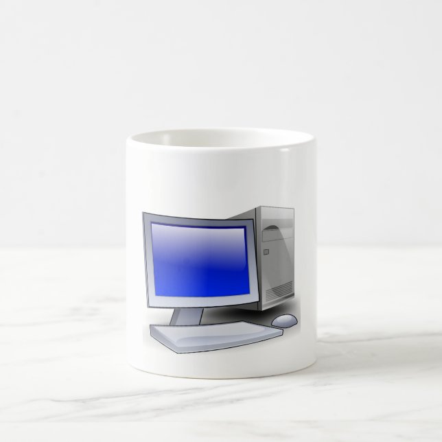 Desktop Computer Coffee Mug (Center)