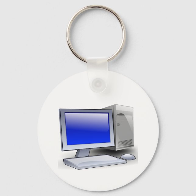 Desktop Computer Key Ring (Front)