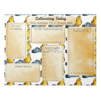 Desktop Journal - Daily Intention Notepad