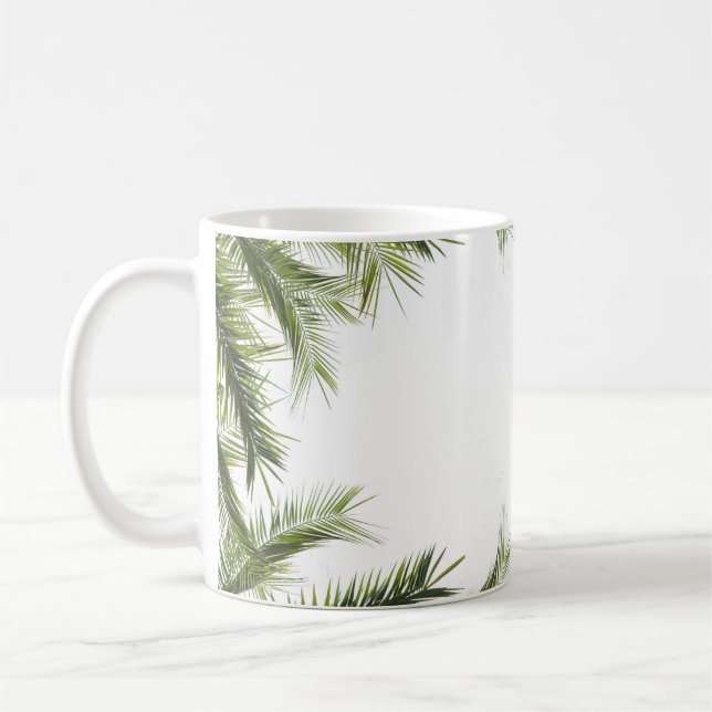 Desktop leaf tree nature coffee mug (Left)