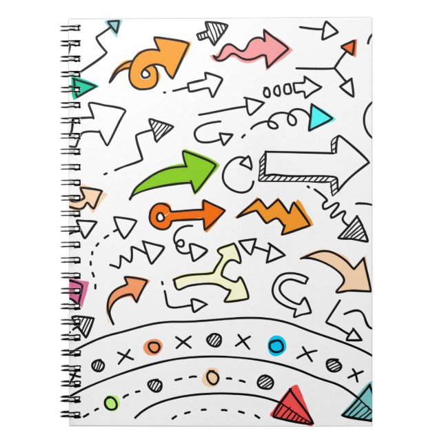 Desktop pattern art graphic design notebook (Front)