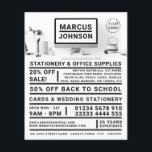 Desktop, Stationery & Office Supplies, Stationer Flyer<br><div class="desc">Desktop,  Stationery & Office Supplies,  Stationer Advertising Flyers By The Business Card Store.</div>
