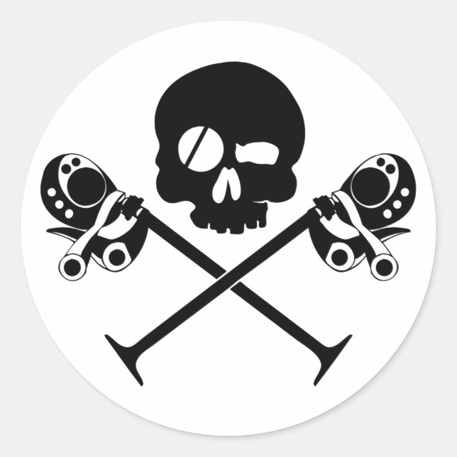 Desmo Skull Sticker (Front)
