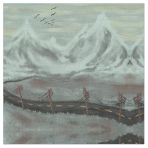 Desolate Road Fabric