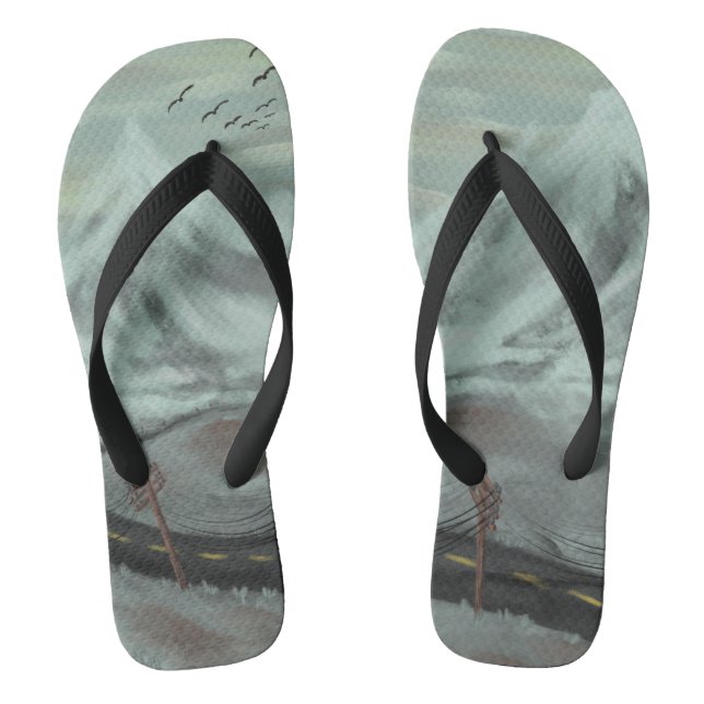 Desolate Road Thongs (Footbed)