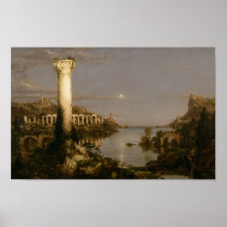 Desolation (1836) — Thomas Cole Empire Ruins Poster