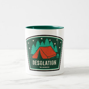Desolation Wilderness California Camping Two-Tone Coffee Mug