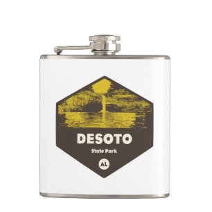 DeSoto State Park Alabama Hip Flask