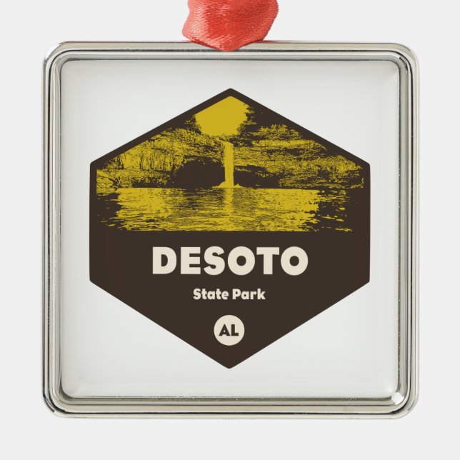 DeSoto State Park Alabama Metal Ornament (Front)