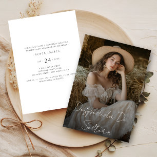 Despedida De Soltera Spanish Bridal Shower Photo Invitation