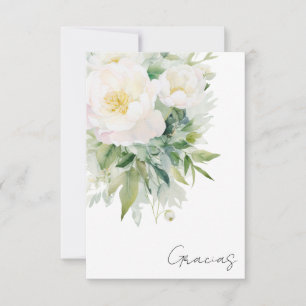 Despedida de Soltera Spanish Bridal Shower Thank You Card